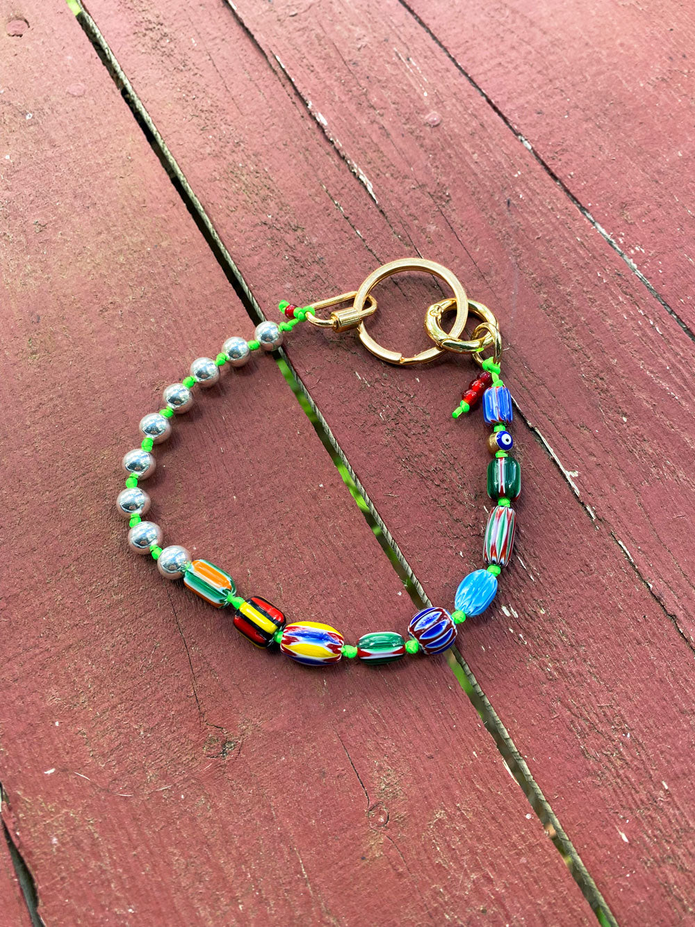 Millefiori keychain
