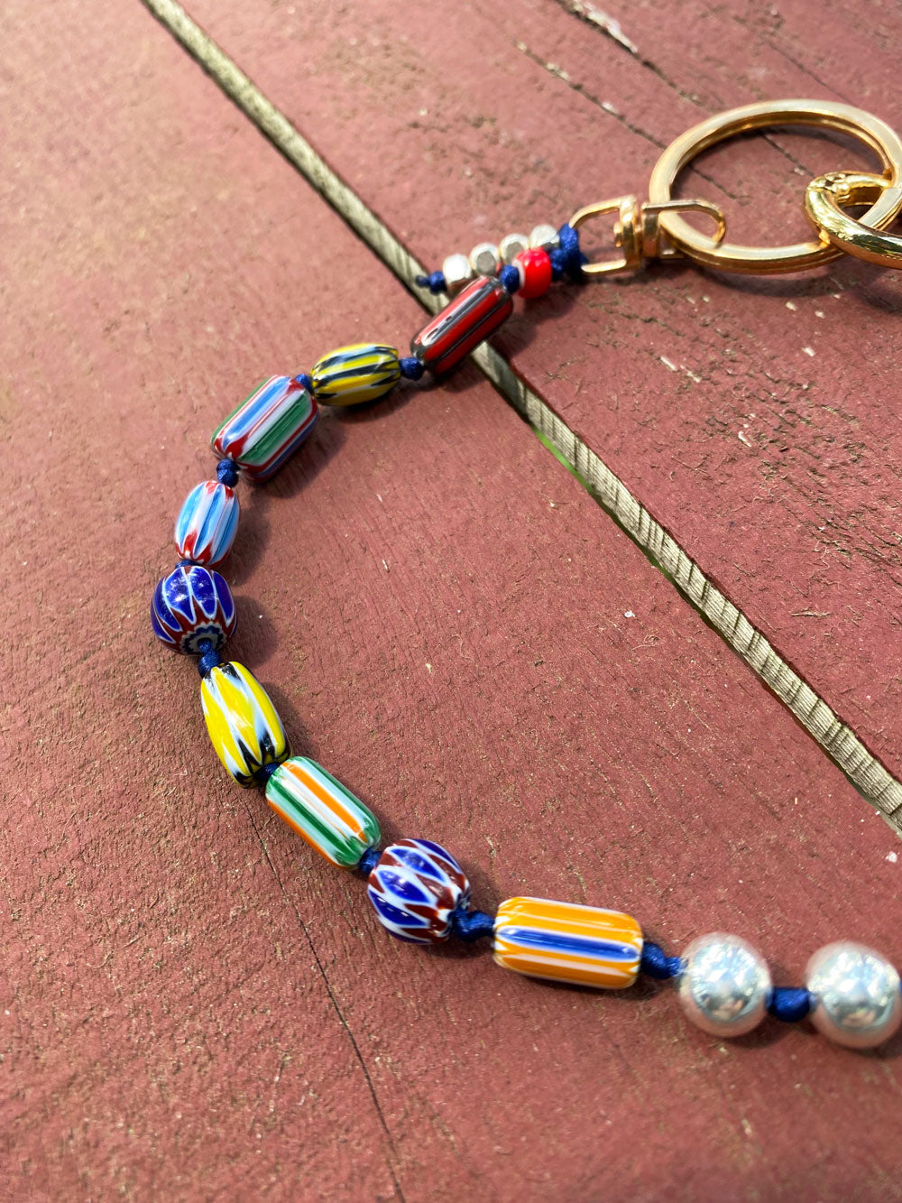 Millefiori keychain