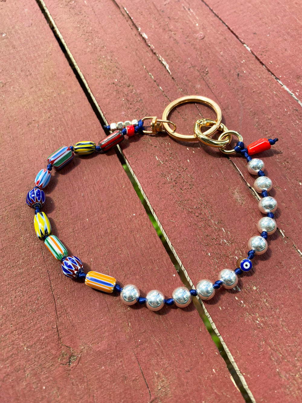 Millefiori keychain