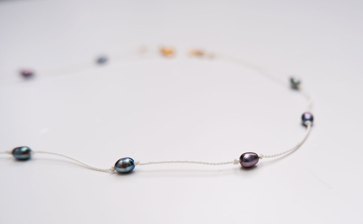 Pearl knot necklace