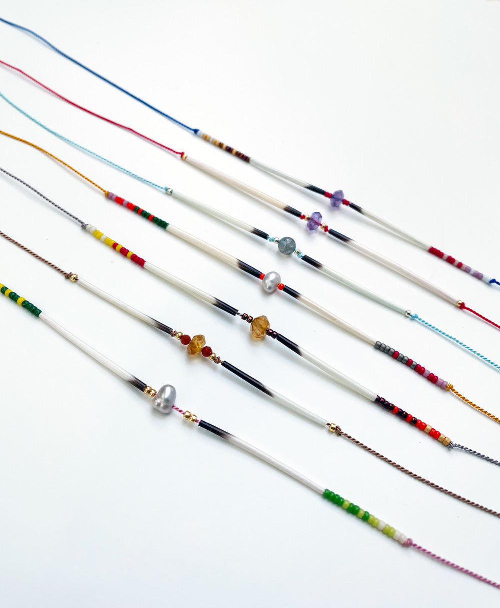 Heavenly quill necklace
