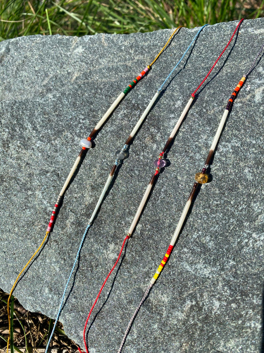 Heavenly quill necklace