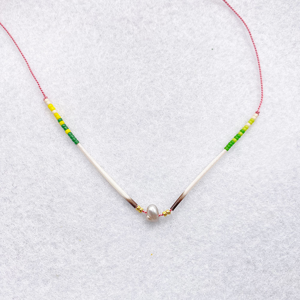 Heavenly quill necklace