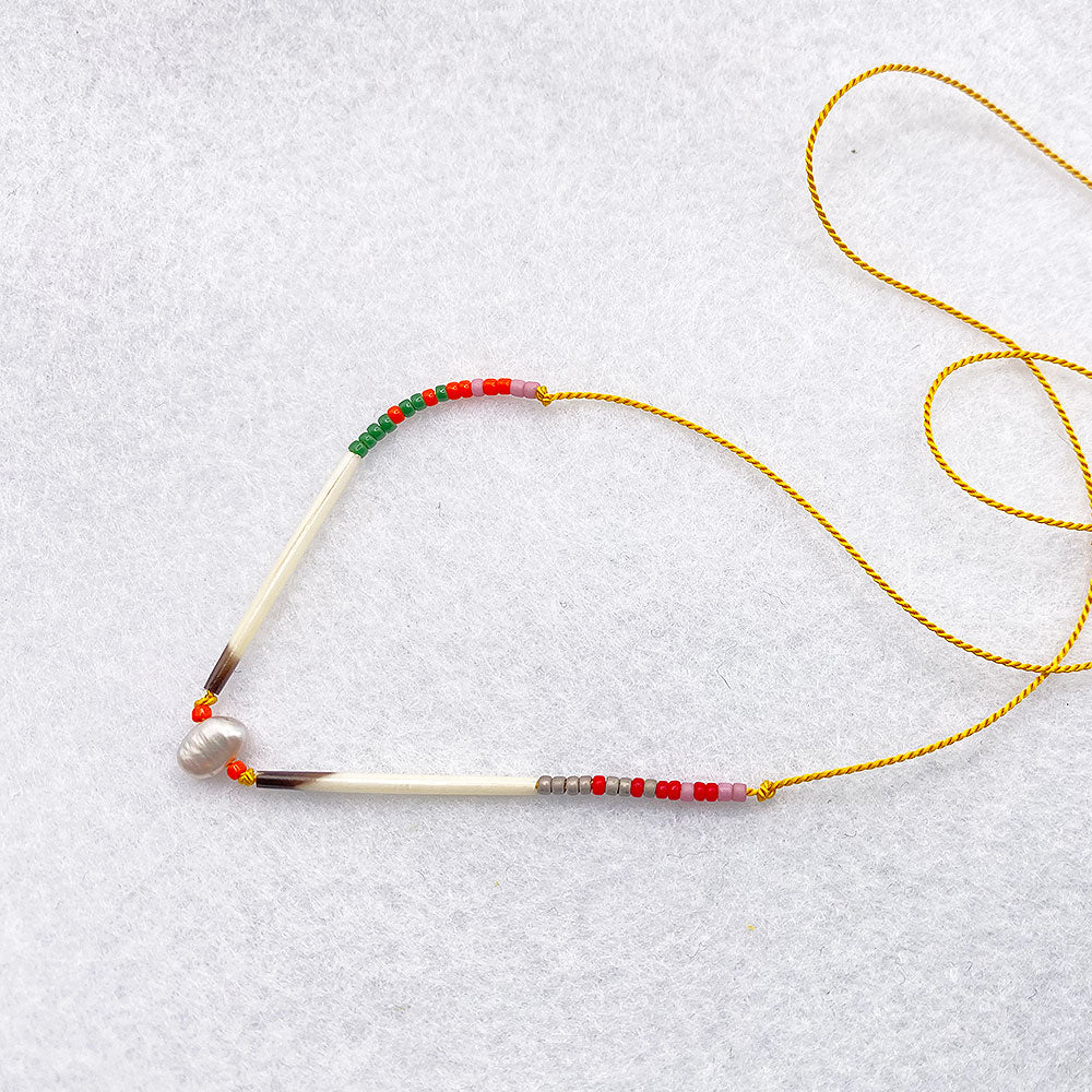 Heavenly quill necklace