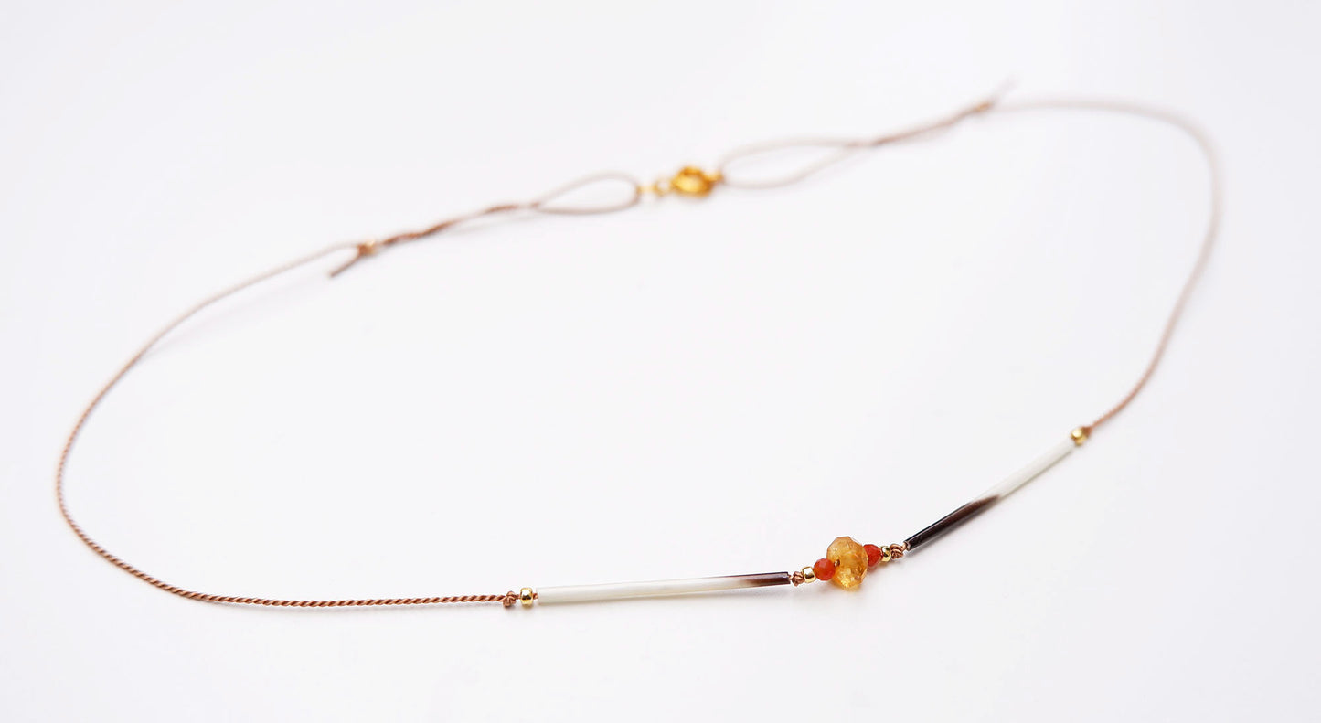 Heavenly quill necklace