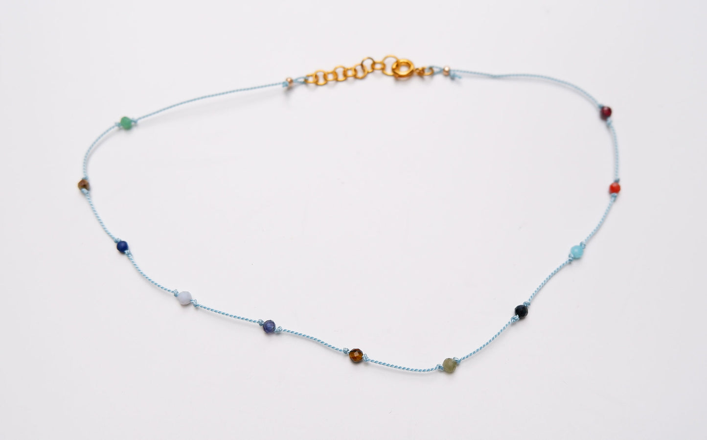 Rainbow gem necklace