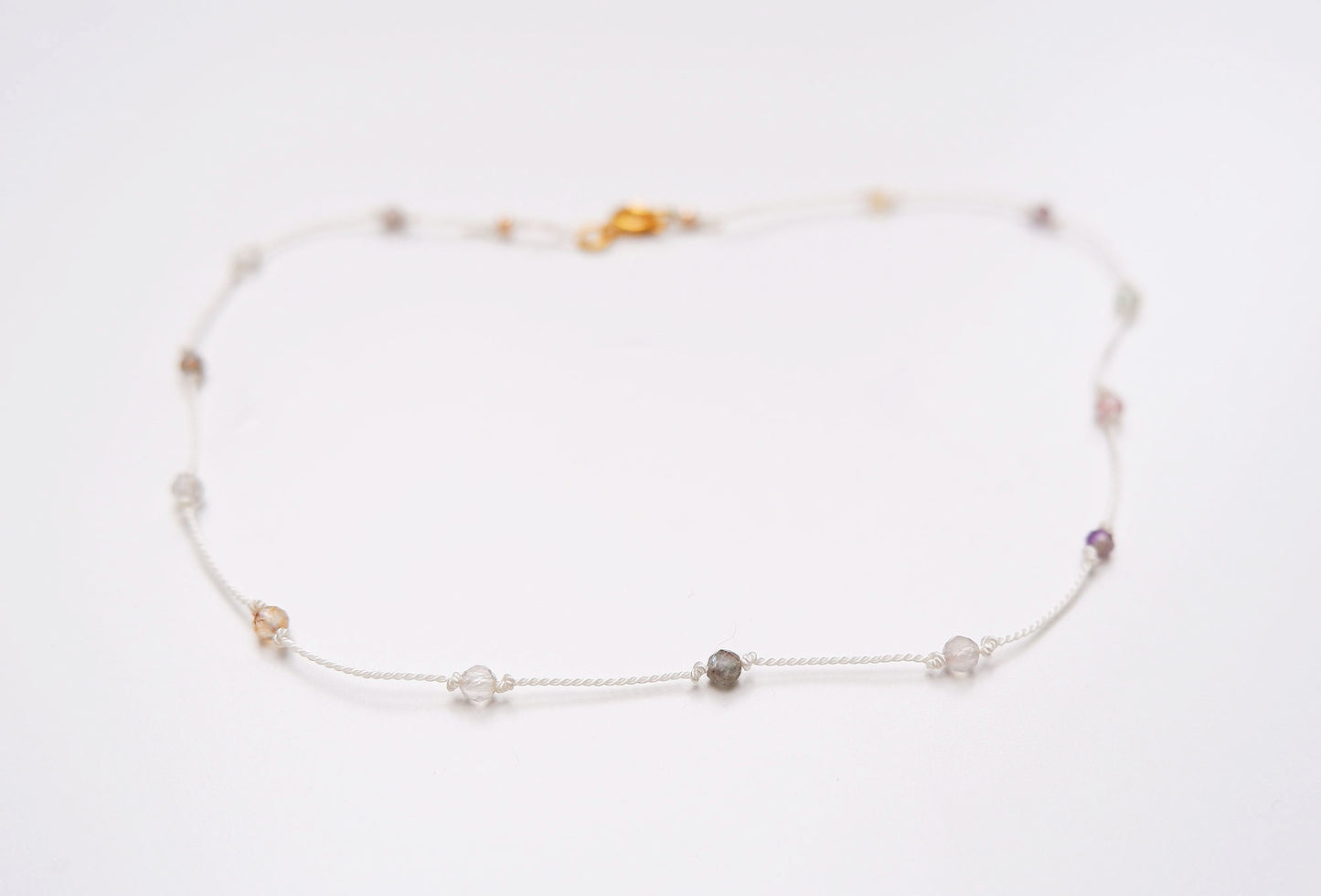 Rainbow gem necklace