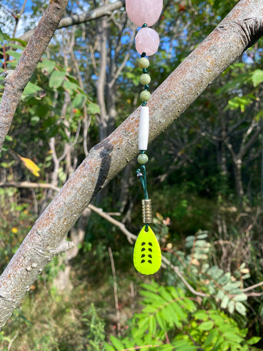 Rose quartz camp charm