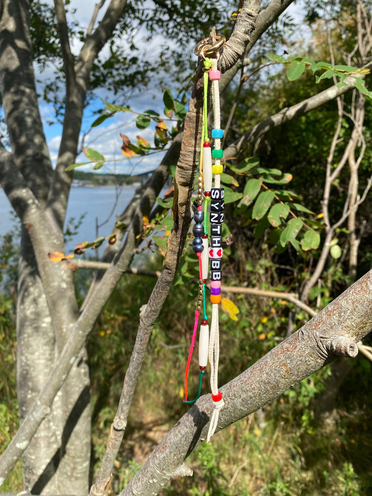 SYNTH BB keychain charm