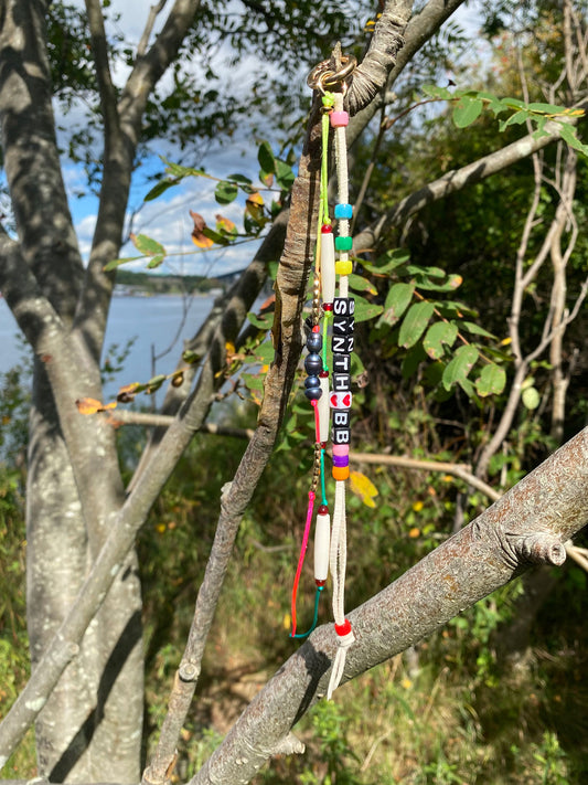 SYNTH BB keychain charm