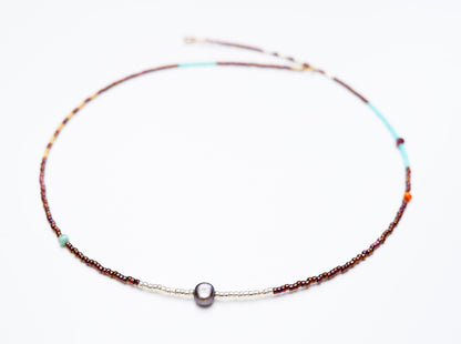 Miyuki bead necklace
