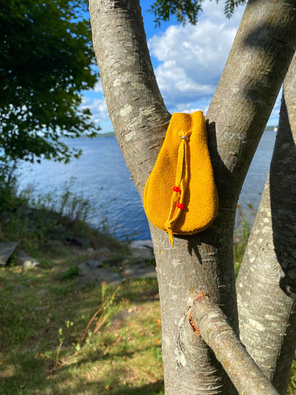 Deerskin pouch