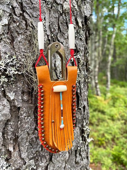 Fringed Japanese snip pouch (with snips)