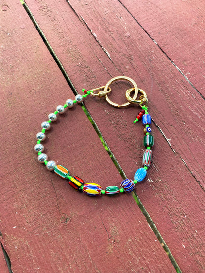 Millefiori keychain