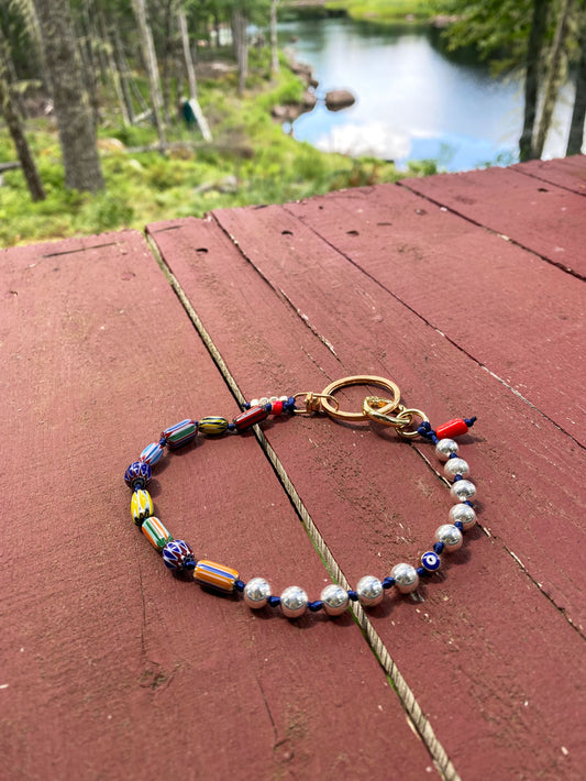 Millefiori keychain