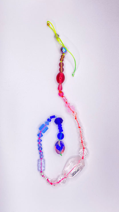 Purple and blue crystal lightcatcher charm