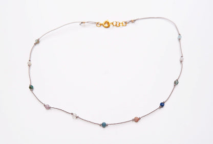 Rainbow gem necklace