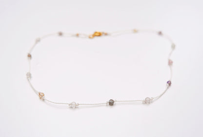 Rainbow gem necklace